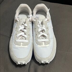 Nike White and Gray Athletic Shoes